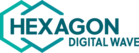 Hexagon Digital Wave Logo